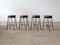 French Industrial Stools, 1950s, Set of 4, Image 1