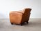 Mid-Century Club Chair in Tan Leather 6