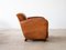 Mid-Century Club Chair in Tan Leather 7