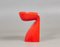 Tabouret Orange par Winifred Staeb pour Form + Life, 1970s 2