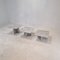 Italian Coffee Tables in Marble, 1970s, Set of 3 2