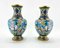 Ancient Fantasy Bronze Vases, China, 1890s, Set of 2 1
