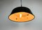 Black Enamel Industrial Pendant Lamp, 1950s, Image 9