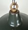 Black Enamel Industrial Pendant Lamp, 1950s, Image 6