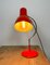 Lampe de Bureau Rouge par Josef Hurka pour Napako, 1950s 14