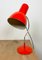 Red Table Lamp by Josef Hurka for Napako, 1950s 4