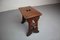 Antique Gothic Revival Stool in Oak 4