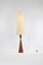 Vintage Teak Floor Lamp with Wool Shade from Parker Knoll, 1960s, Image 2