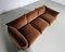 3-Seater Sofa in Brown Velvet by Mario Marenco for Arflex, 1970s 4