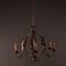 Vintage Chandelier in Wrought Iron 1
