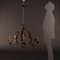 Vintage Chandelier in Wrought Iron 2