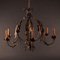 Vintage Chandelier in Wrought Iron, Image 3