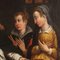 Toskanischer Schulkünstler, Die Gefangennahme von San Tommaso d'Aquino, 17. Jh., Öl auf Leinwand, Gerahmt 4