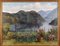 Lake Landscape, Oil on Canvas, Framed 1