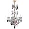 Small 19th Century Bronze and Crystal Chandelier 1