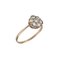 Gold Ring with Cubic Zirkonia., 2000s 2