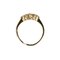 Goldener Ring mit Diamanten, 2000er 5