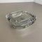 Large French Ashtray in Crystal Glass from Art Vannes France, 1970 2