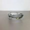 Large French Ashtray in Crystal Glass from Art Vannes France, 1970 3