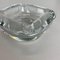 Large French Ashtray in Crystal Glass from Art Vannes France, 1970, Image 10