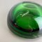 Italian Round Green Bowl in Murano Glass, 1970s, Image 16