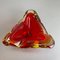 Italian Red Yelllow Ashtray in Murano Glass, 1970s 12