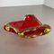 Italian Red Yelllow Ashtray in Murano Glass, 1970s, Image 13