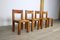 French S11 Dining Chairs in Pierre Chapo, 1960s, Set of 4 4