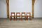 French S11 Dining Chairs in Pierre Chapo, 1960s, Set of 4 1