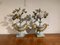 Pots Louis XVI avec Fleurs en Étain, Set de 2 5