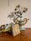 Louis XVI Jars with Tin Flowers, Set of 2 2