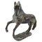 Aufbäumendes Pferd Skulptur aus Bronze von Annemarie Haage 1