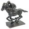 Jill Sanders, Jockey on Horse, 20th Century, Bronze 1