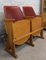 Movie Theater Chairs in Wood, Image 1