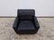 Vintage Stuhl aus schwarzem Leder 3