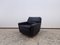 Chaise Vintage en Cuir Noir 1