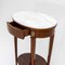 Neoclassical Side Table with Marble Top, 1800s, Image 3