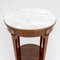 Neoclassical Side Table with Marble Top, 1800s, Image 5