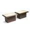 Coffee Tables with Travertine Top from Belgo Chrom, 1970s, Set of 2 7