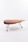 Walnut with Copper Legs Coffee Table by Carl Auböck, Austria, 1950s, Image 1