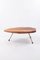 Walnut with Copper Legs Coffee Table by Carl Auböck, Austria, 1950s, Image 3