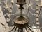 Lámpara de araña antigua grande de macarrones de cristal de Murano, años 40, Imagen 5