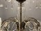 Large Antique Murano Glass Macaroni Chandelier, 1940s, Image 4