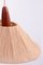 Teak and Sissal Hanging Lamp from Temde, 1960s 5