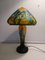 Glass Mushroom Table Lamp, 1980s, Image 1