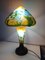 Lampada da tavolo a forma di fungo in vetro, anni '80, Immagine 2