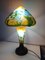 Lampe de Bureau Champignon en Verre, 1980s 2