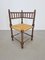 Mid-Century Bobbin Oak Corner Chair, 1950s, Image 4