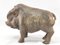 Cerdo balinés de latón, década de 1900, Imagen 4