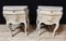Louis XV Style Painted Nightstands, Set of 2 7